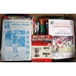 Football programmes, big match, a selection of 120+ UK & overseas issues, 1960's onwards, inc. FA