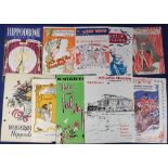 Theatre/entertainment programmes, a collection of 100+ provincial issues, 1930's onwards, many