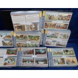 Trade cards, Liebig, a collection of 270+ sets contained in 5 modern albums, dates ranging between