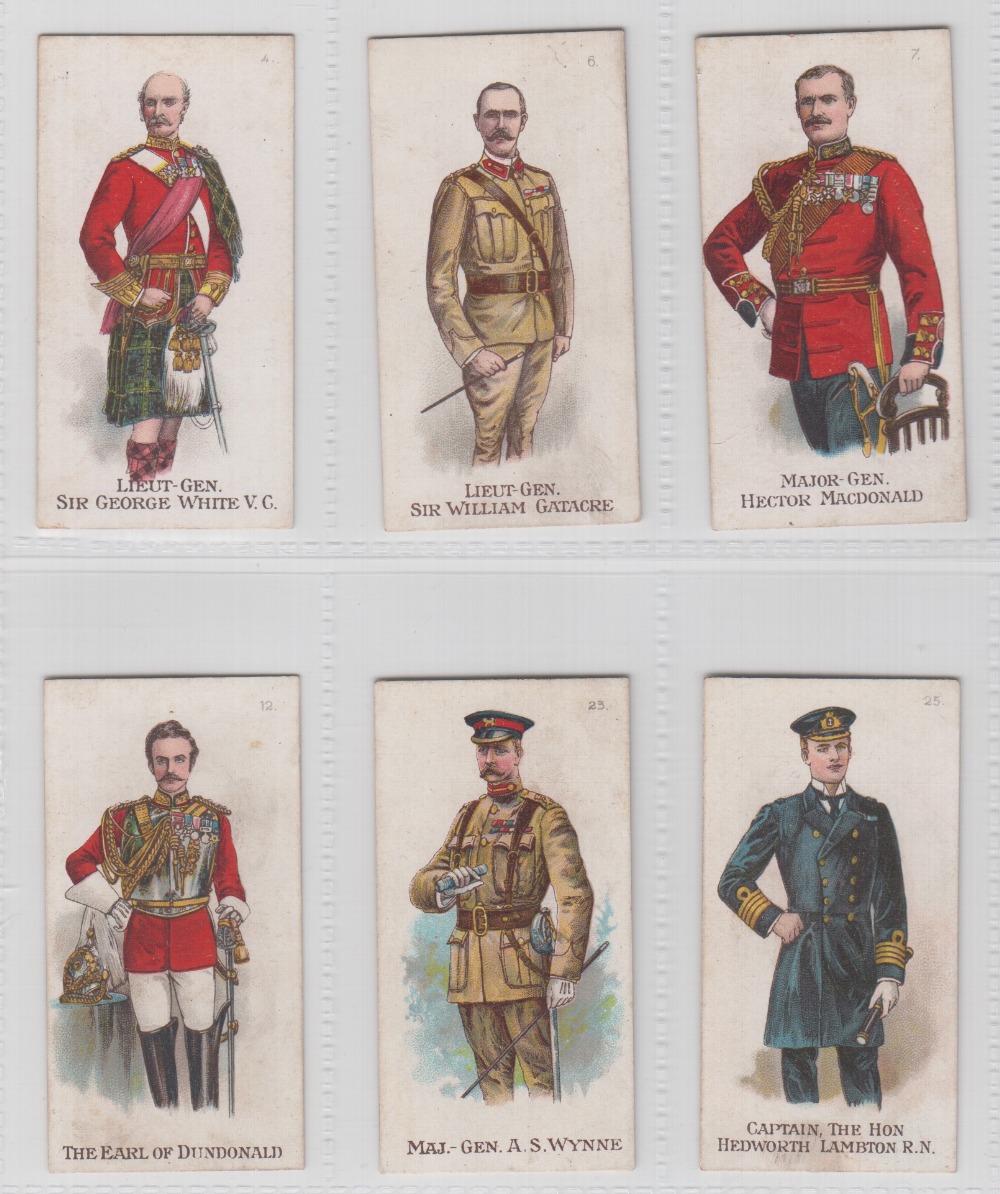 Cigarette cards, Smith's, Boer War Series (coloured) (11/50) (fair/gd)