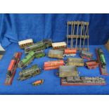 Tinplate Trains & Models, Bing clockwork Great Western Tank Locomotive, Mettoy clockwork train