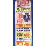 Theatre/entertainment, Lancashire, a selection of 11 rolled posters, mostly 1930's/1940's, several