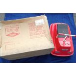 Tri-ang Electric Hovercraft, 1970s battery driven plastic Hovercraft, red body with black seat