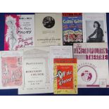Theatre/entertainment programmes, London, a collection of 100+ issues, early 1900's onwards, many