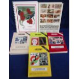 Postcard reference books, Neudin, hardbacked annuals for 1995, 1998 & 2001, plus softback edition