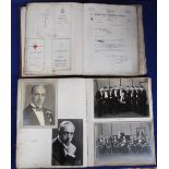Theatre/entertainment, 2 scrapbooks, 1930's/1940's containing various programmes, photos,