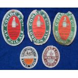 Beer labels, Watney, Combe, Reid & Co Ltd, 5 different v.o's, in 2 sizes, inc scarce AK Pale Ale