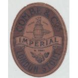 Beer label, Combe & Co, Imperial London Stout S. 2901, v.o, (v. fragile) (1)