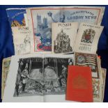 Royalty, selection of ephemera early 1900's onwards inc. special supplements, event programmes,