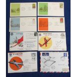 Aviation etc, a selection of 8 signed covers inc. four 1971 Canadian covers, 'The Maple Leaf in Four