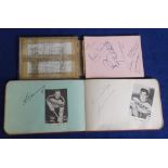 Ice Hockey Autographs, Earls Court Rangers 1948/9, autograph album containing 50+ signatures, 1948/9