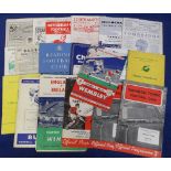 Football programmes etc, 1940's/50's (21), 1945/6 to 1958/9, various Clubs inc. Luton, Birmingham,