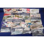 Kits, Airfix bagged plane kits, Chipmunk, Westland Scout, Lockheed Lightning, Hawker Hurricane, D.