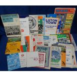 Football programmes, selection 1940's/70's, inc. Brentford v Southampton 48/9, Chelsea v Derby 48/9,