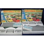 Matchbox Motorway, Extension Set 2, two examples both sealed, unused in original boxes, (