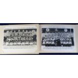 Football photographs, Swindon Town FC, two b/w squad photo's for Seasons 1955/56 & 1957/58, both