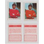 Trade cards, Nabisco, Footballers, two printings, both complete sets with 'Ltd' & without 'Ltd',