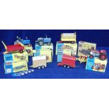 Corgi Toys Farm Vehicles, 67 Ford 5000 Super Major Tractor, 54 Fordson Power Major With Half Tracks,