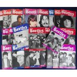 Music memorabilia, a full set of 77 Beatles Monthly Magazines 1963-69, 3 with small price stickers