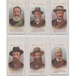 Cigarette cards, Taddy, Boer Leaders, (set, 20 cards) (all with corner album marks o/w gen gd)