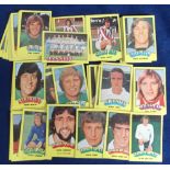 Trade cards, A&BC Gum, Footballers, (red back, rub coin) (set, 132 cards) (gd/vg)