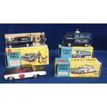 Corgi Toys Police Vehicles, 464 Commer Police Van With Flashing Light, 'Police' cast to sides, 237