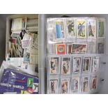Cigarette & Trade cards, a vast accumulation of cards in printed albums, sleeves and loose, many