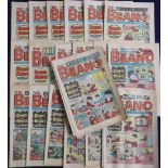 Comics, Beano, a collection of 151 issues with dates between 1974 & 1988 as follows, 74 (1), 75 (1),