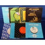 Vinyl records, Approx 150 7” Vinyl 1970’s Records, Some DEMOS: Elton, Byrds, Marsha Hunt, Joni