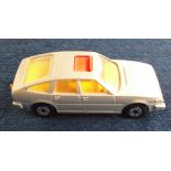 A Matchbox Superfast Pre-Production 8h Rover 3500, silver body, yellow interior, black plastic base,
