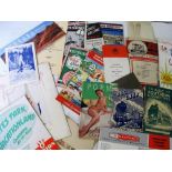 Ephemera, mixed collection inc. Victorian note paper, ABC Railway Books x3, USA 1950s travel