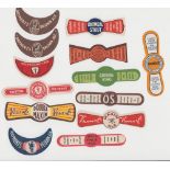 Beer labels, a mixed selection of 14 stopper/neck labels (2 duplicates) including Vaux & Co,