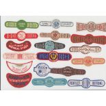 Beer labels, a mixed selection of 18 stopper/neck labels including Tennant, Guys & Northampton(