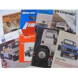 Motoring, a collection of 170+ Motoring Brochures, mostly 1970's inc Commercial Vehicles, Vans,