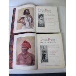 Books, The Living Races of Mankind By N. Hutchinson, J.W. Gregory & R. Lydekker, Vols 1 & 2,