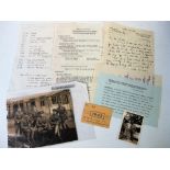 Military, Home Guard, WW2, small selection relating to Lieut. Eric Watson, Notting Hill Company,