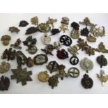 Military Cap Badges, approx 150 inc. The Kings, South Lancashire Prince of Wales Vol, Canada Western