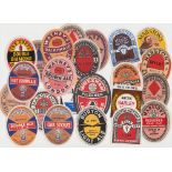 Beer labels, a good selection of 23 pre-content labels including Marston, Bass & Worthington (gd/vg)