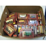 Matchbox MOY Maroon Box Issues, forty models including Y-5 1927 Talbot Van 'Rose's', Y-29 1919