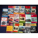 Railways, a collection of 34 different Ian Allan ABC Railway booklets, British Railway