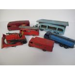 Dinky Supertoys, including 582 Pullmore Car Transporter and 994 Ramp, 981 Express Horse Box, 555