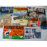 Booklets, Footrot Flats 1-7 inclusive by Murray Ball, New Zealand, comic cartoons published by