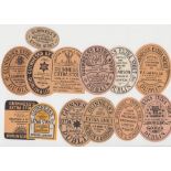 Beer labels, a mixed collection of 13 different Guinness labels including Clark Williams, Chandler &