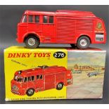 Dinky Toys 276 Airport fire tender with flashing lights within original box and with original