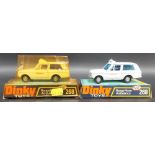 Two Dinky Toys 268 Range Rover Ambulances within box.