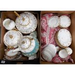 Quantity of Royal Crown Derby 'Vine' pattern tea and dinner wares; together with four Royal Crown