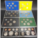 Eight Commonwealth proof coin sets inc. 2 New Zealand proof coins