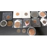 3 uncirculated pennies with original lustre, 1902, 1932 & 1936; together with 11 other various