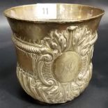 George II silver bowl by Francis Spilsbury, of slightly flared circular section, the body quarter