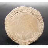 Charles I half crown with Sun mint mark